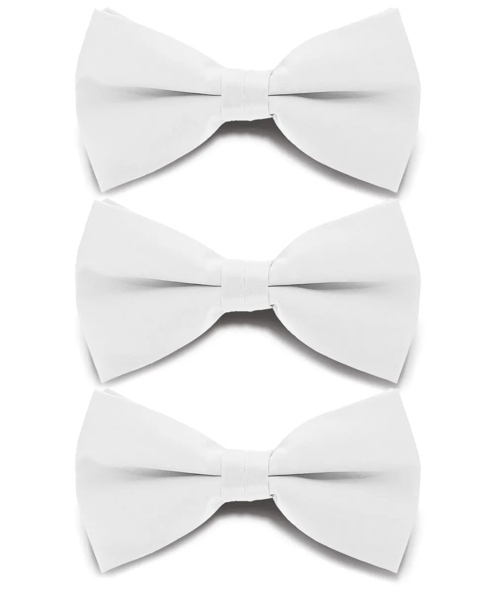 Vittorio Farina Men's Satin Bow Tie in Gift Box (Multipack)