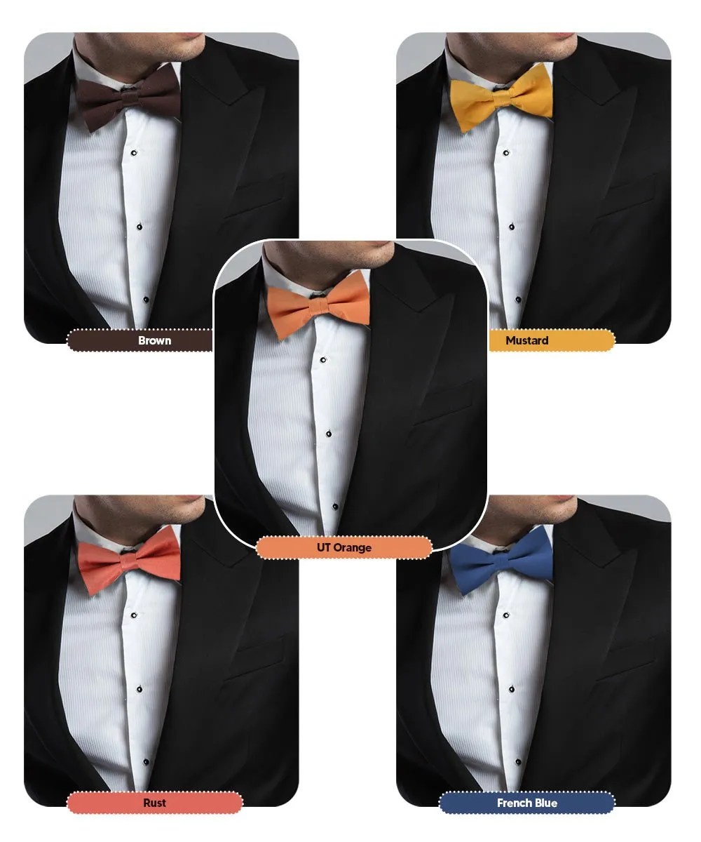 Vittorio Farina Men's Satin Bow Tie in Gift Box (Multipack)