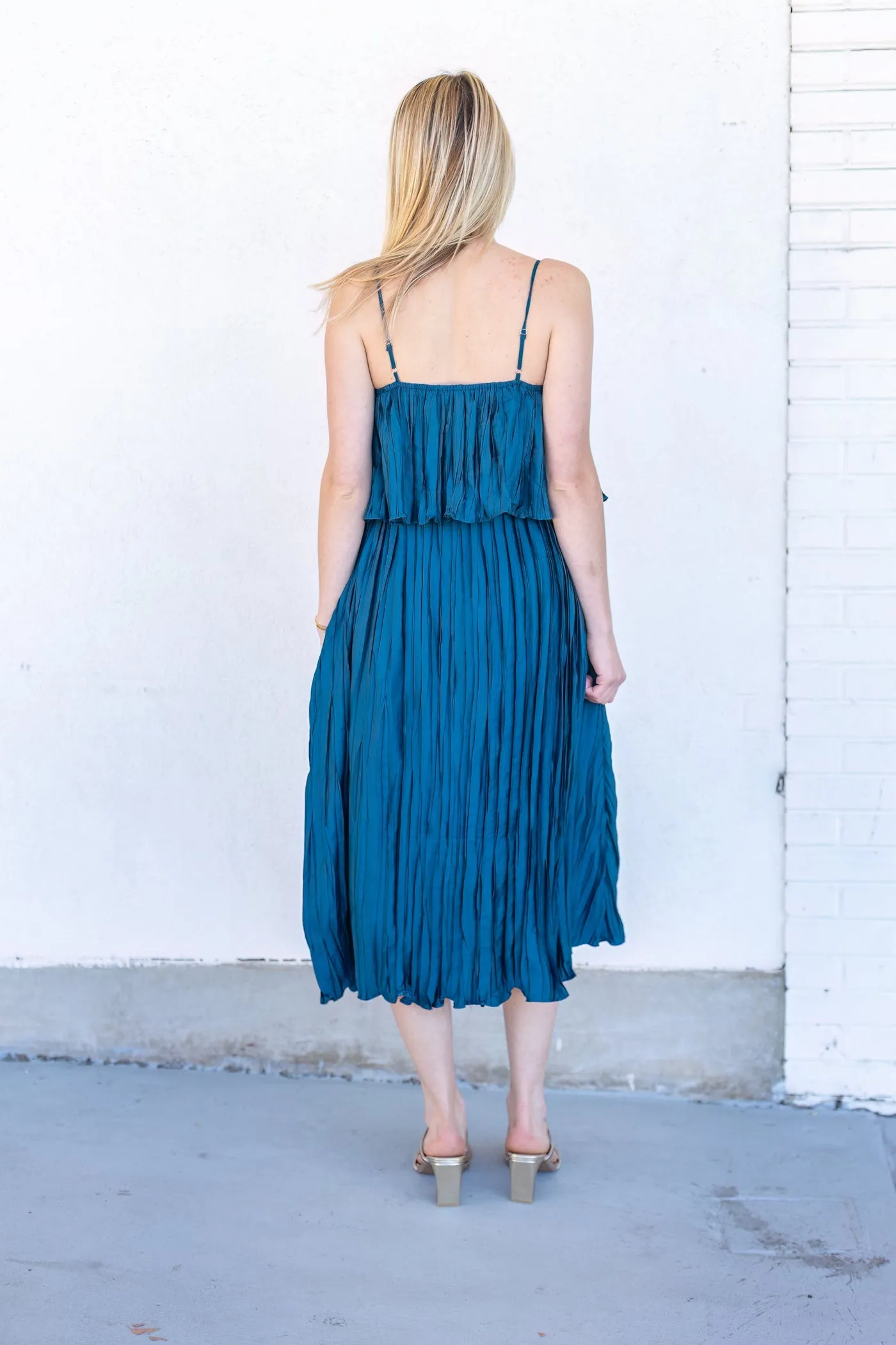 VIVIAN PLEATED DRESS