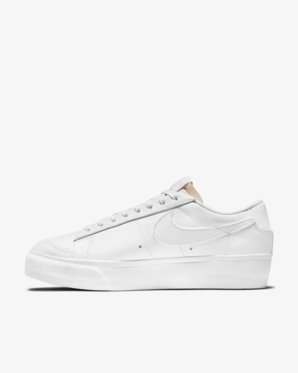 W BLAZER LOW PLATFORM - WHITE/WHITE