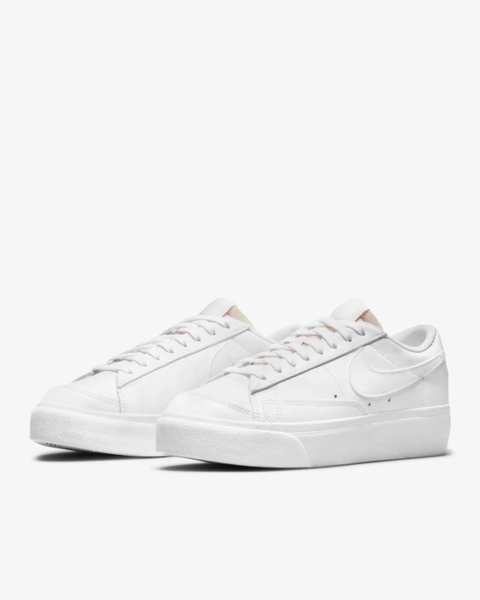 W BLAZER LOW PLATFORM - WHITE/WHITE