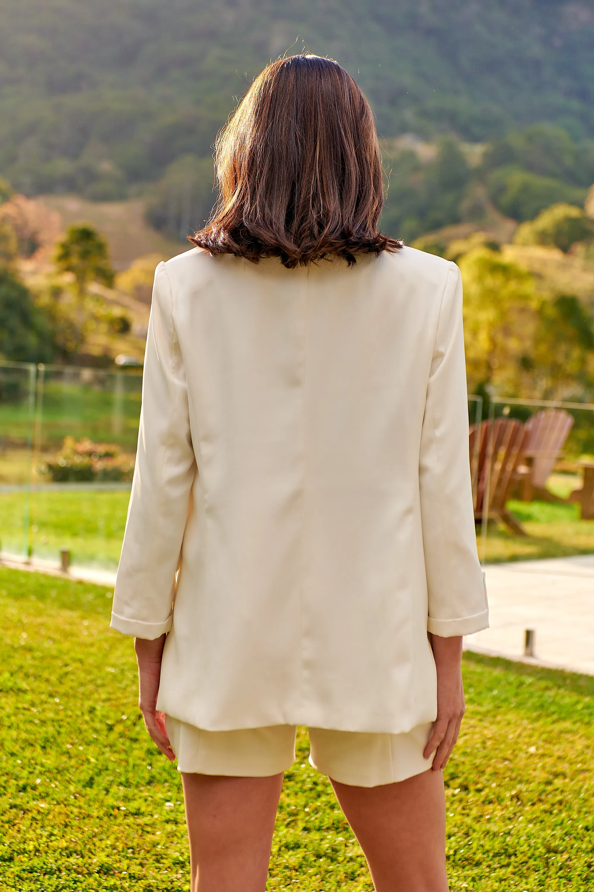 White Blazer