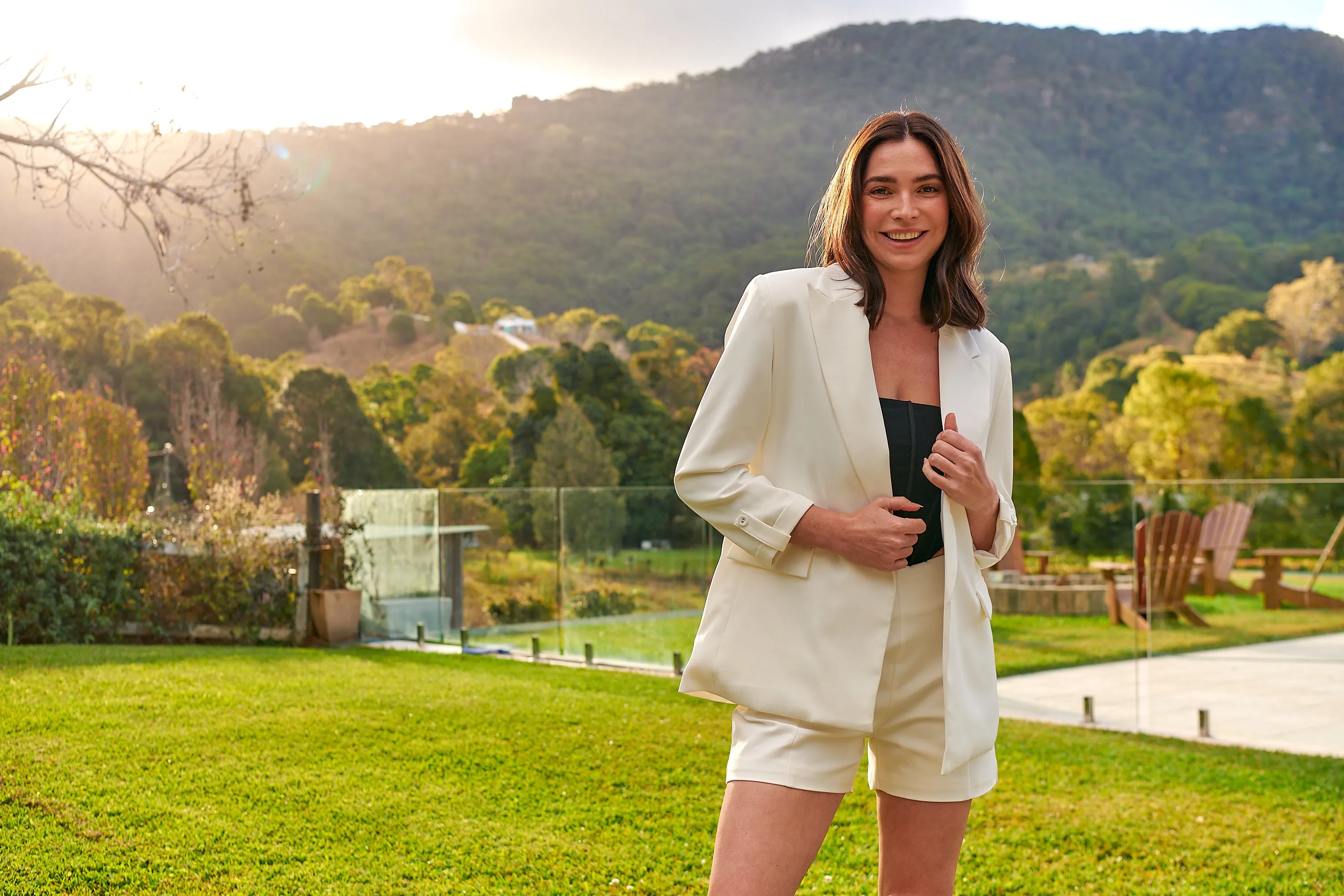 White Blazer