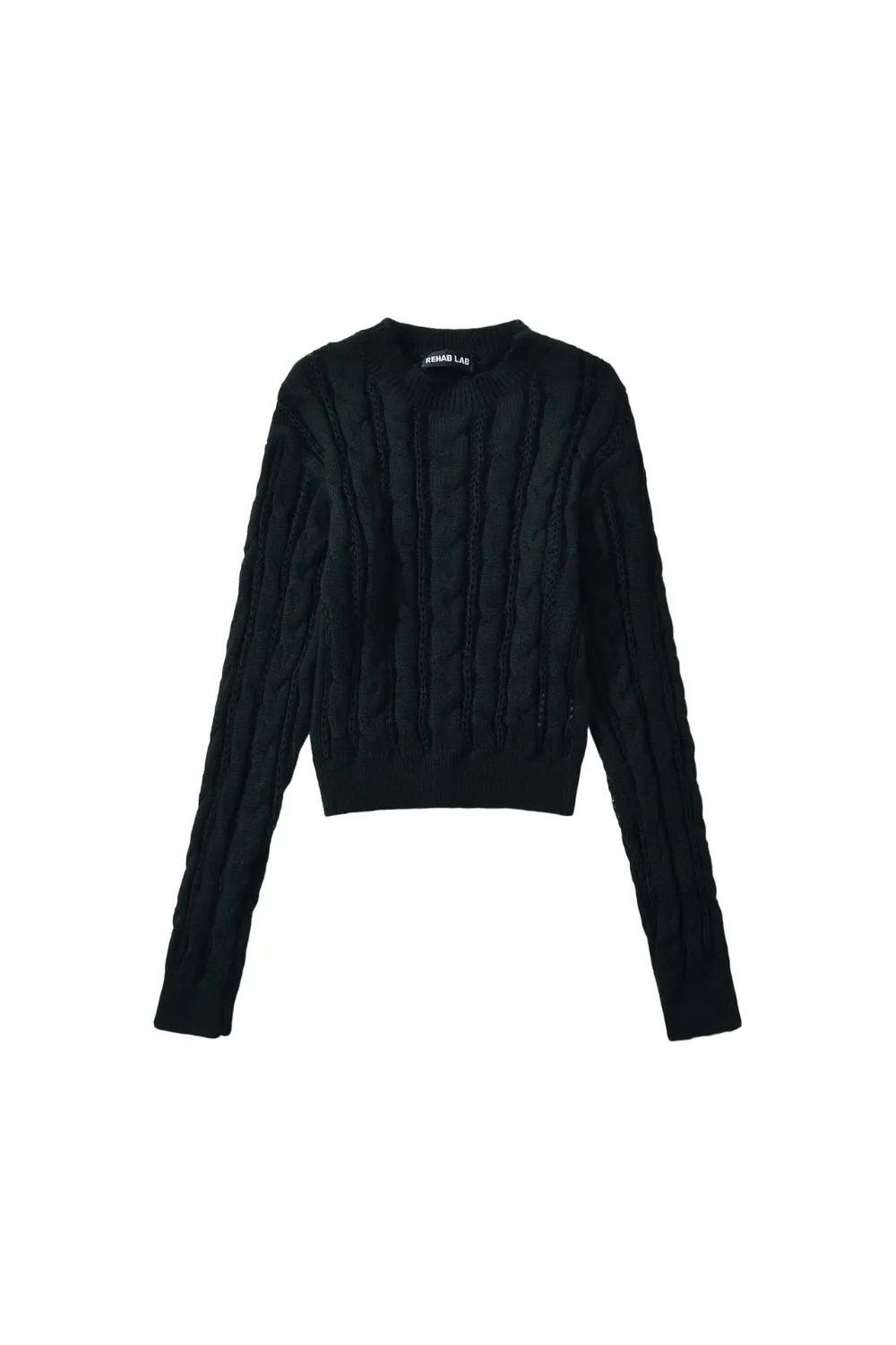 'Willy' Cable Knit Round Neck Pullover Sweater (4 Color)