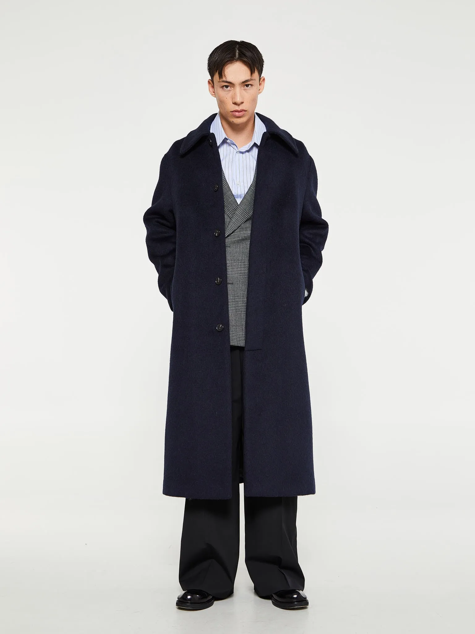 Winter Coat in Navy