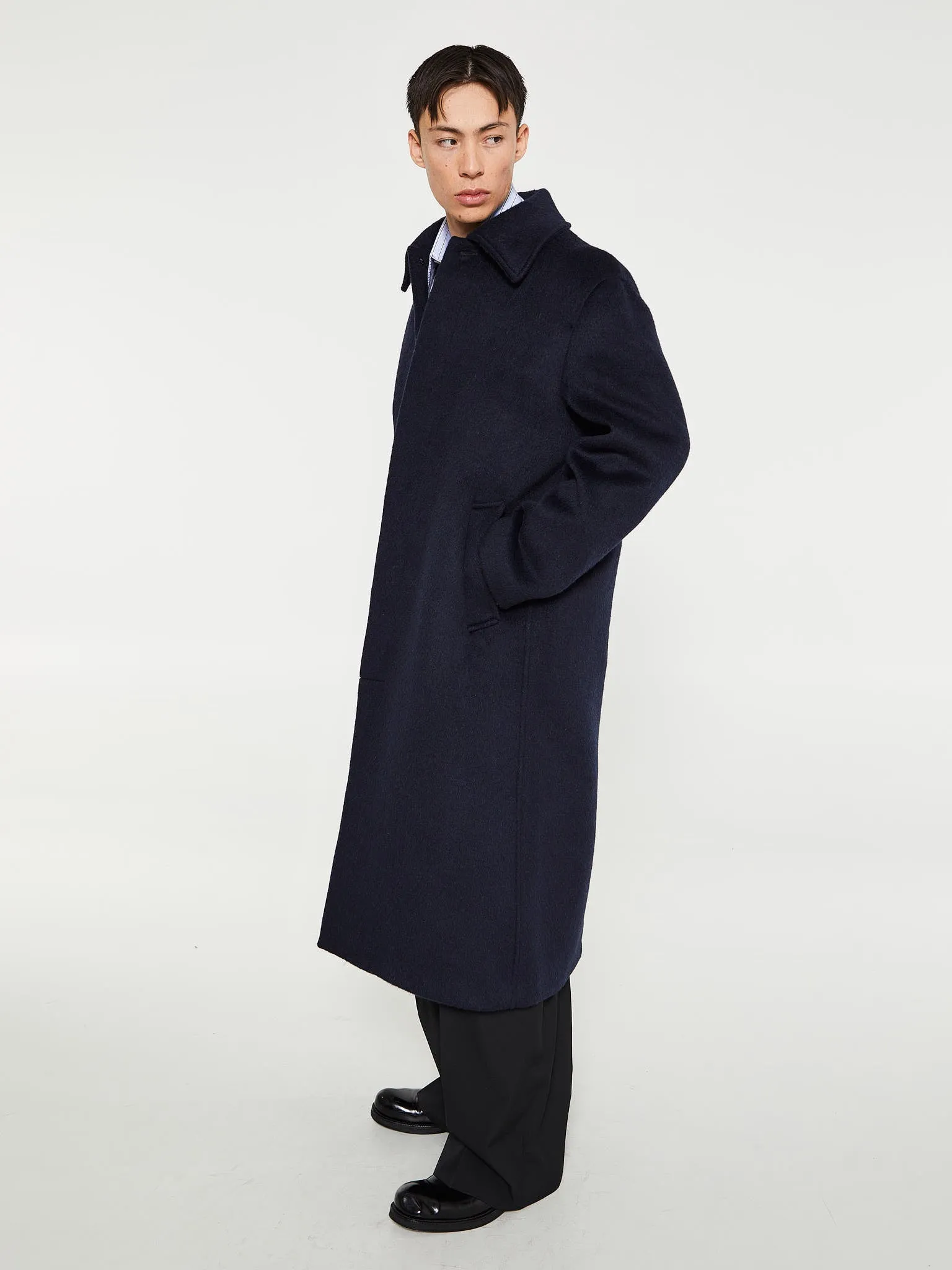 Winter Coat in Navy