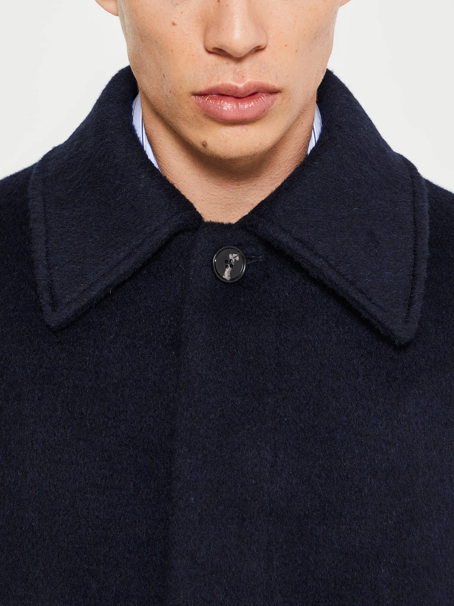 Winter Coat in Navy