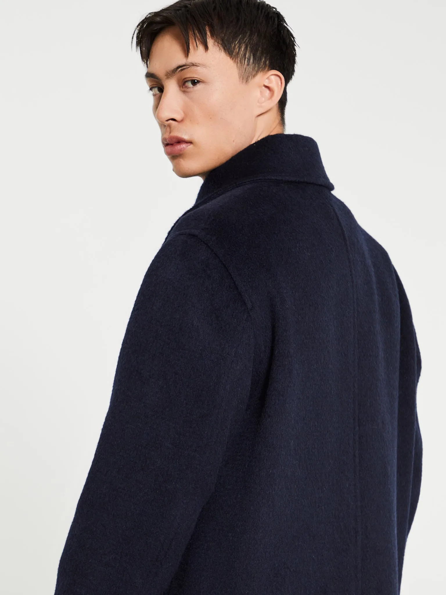 Winter Coat in Navy