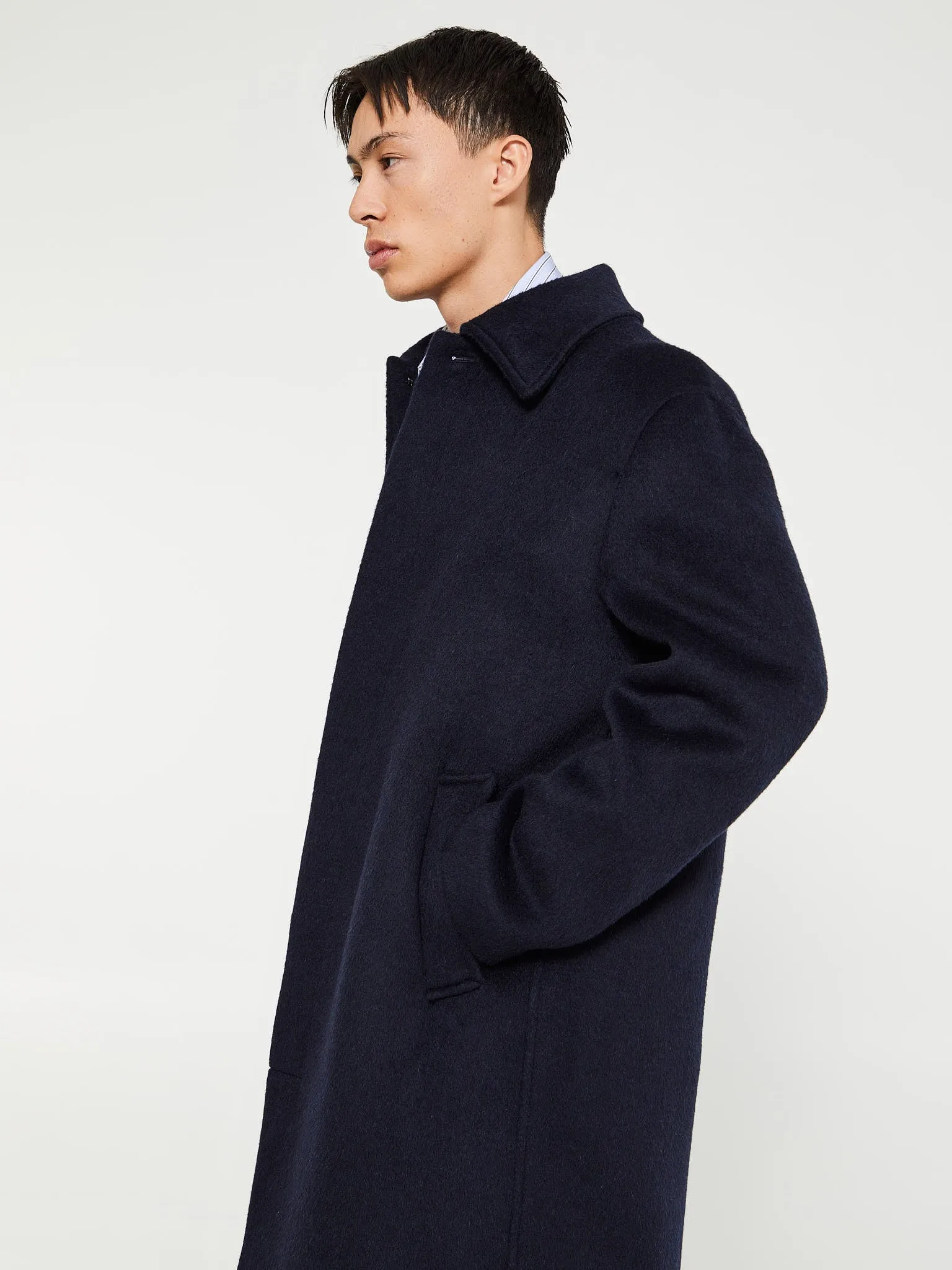 Winter Coat in Navy