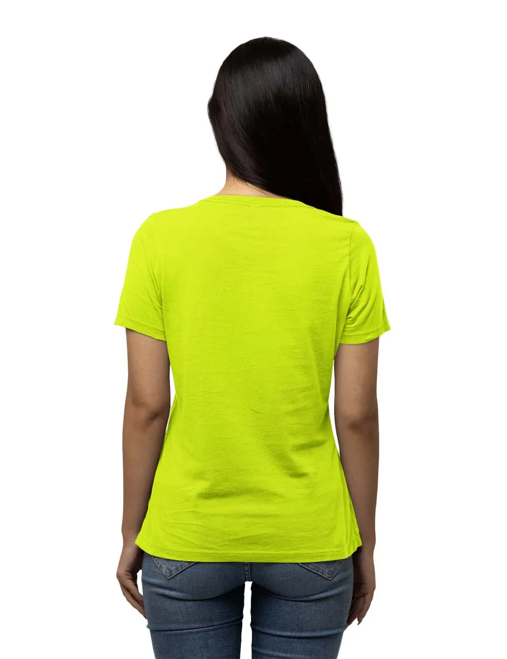 WOMENS BTS -1 PRINTED TSHIRT - VIVID YELLOW