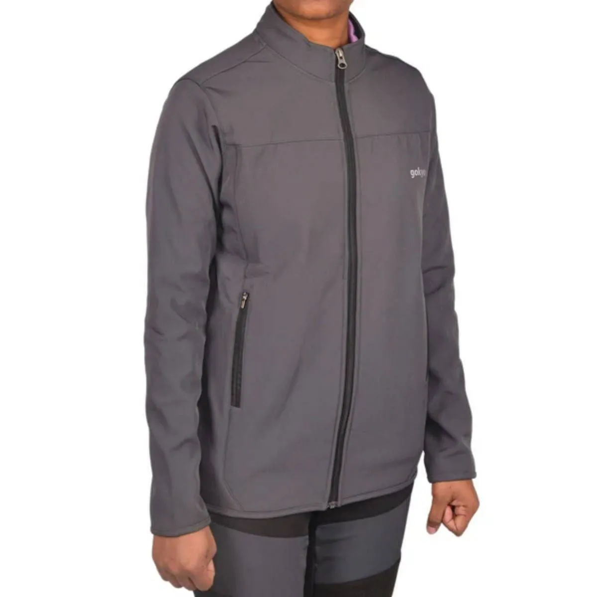 Women's Kaza Soft Shell Insulated Fleece Jacket - Alpine Series - Grey