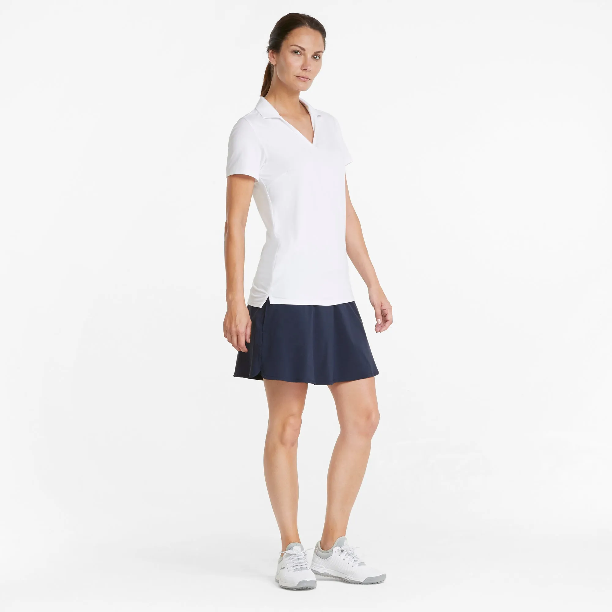 Women's PWRSHAPE Solid Golf Skirt | Navy Blazer