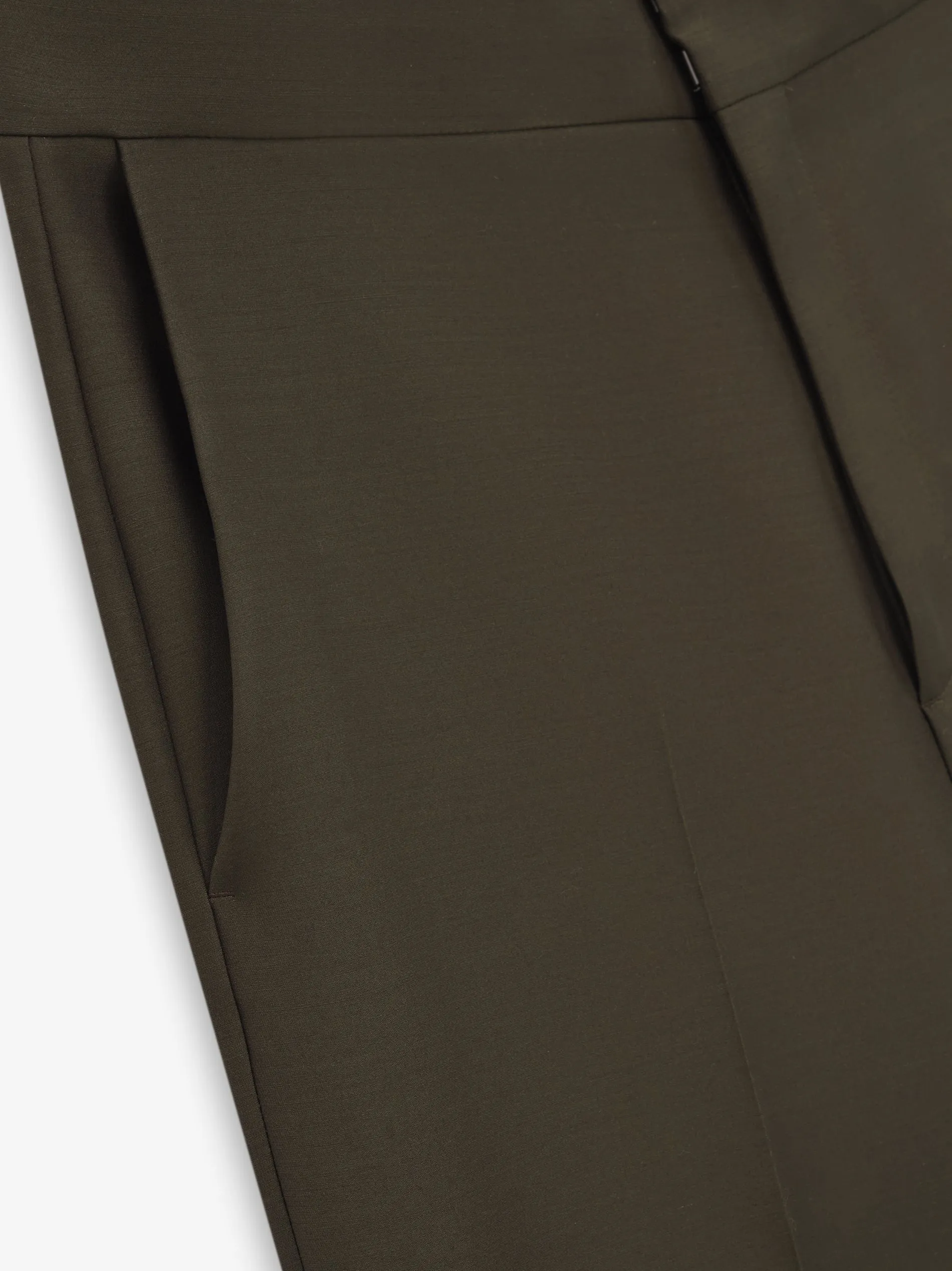 Wool Silk 8th Trouser