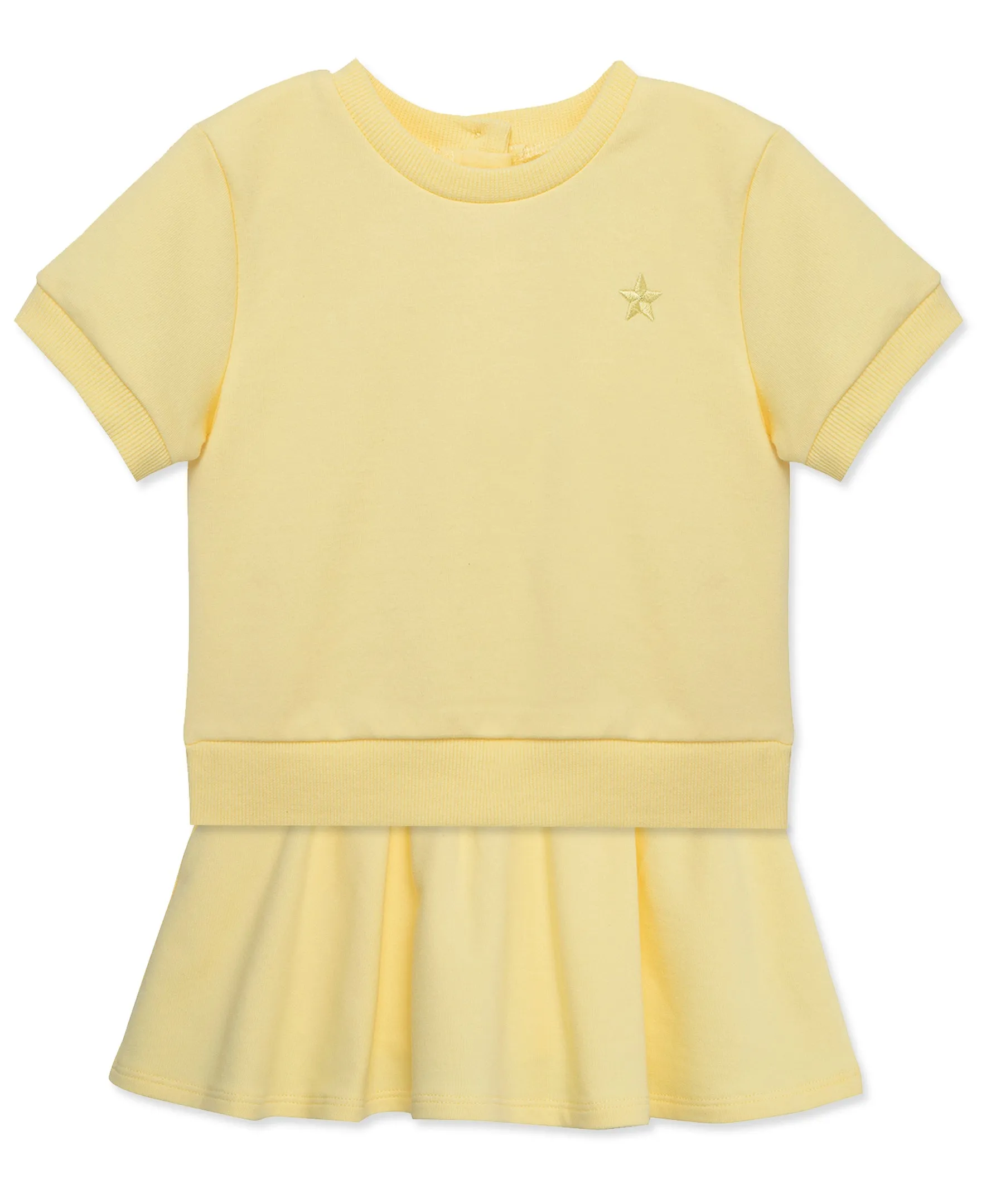 Yellow 2-Piece Toddler Skort Set (2T-4T)