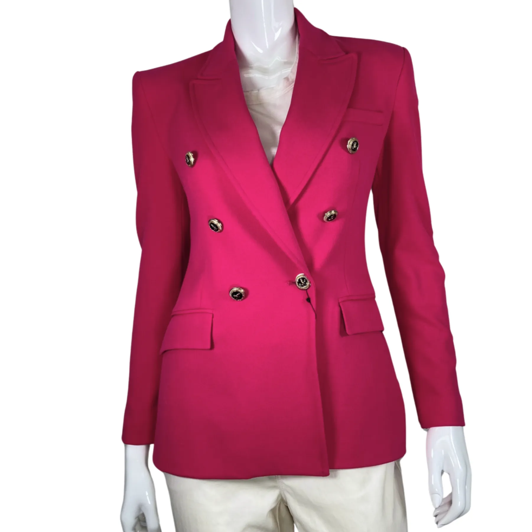 Zara Vibrant Hot Pink Blazer